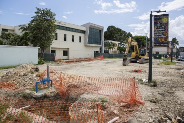 Construction continues at UM's Frost School of Music. Nick Gangemi // Assistant Photo Editor