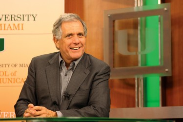 CEO of CBS, Leslie Moonves spoke with student media on Monday afternoon in the School of Communication Studio C. Monica Herndon // Photo Editor
