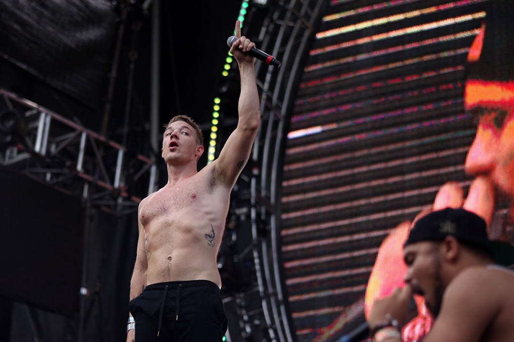 Diplo performs at the Main Stage during Ultra on Friday afternoon.