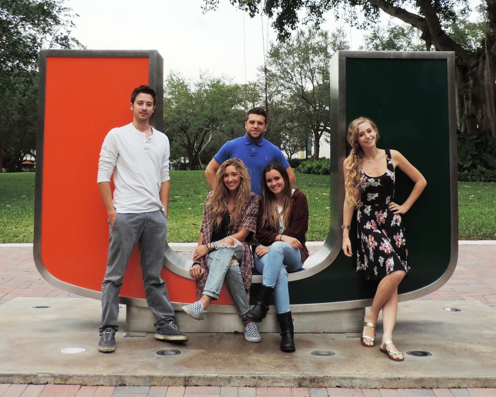(Left to right) Co-creators Jake Gillman and Andie Isaacs, production manager Rob Combs, co-producer Alexa Prosniewski and campaign manager Julia Levy have teamed up to create "Life on Mars."