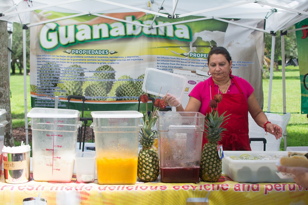 Guanabana features fresh Peruvian ceviche and fruit juices at the Well 'Canes Marketplace Wednesday afternoon. Alisha Kabir // Staff Photographer