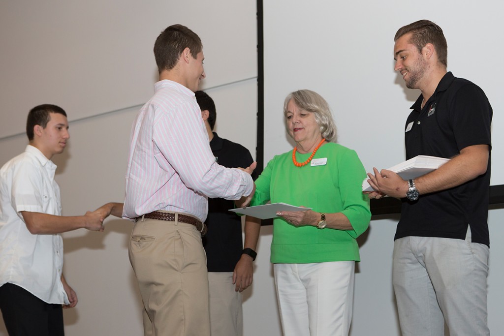 High school students in the 2015 UM Summer Scholars Program conclude their program with the Certificate Ceremony. Photo Courtesy Division of Continuing Education and International Education