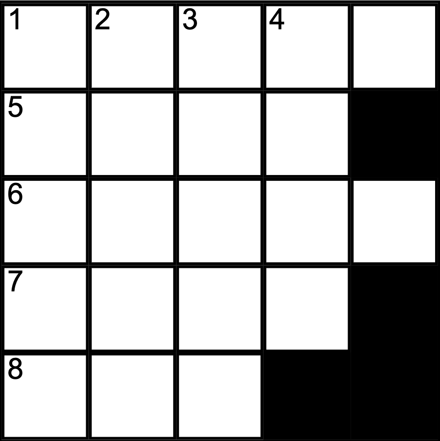 Crossword by Managing Editor Anna Timmons