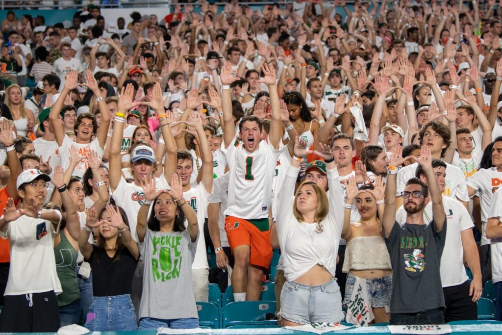 UM to allow 13,000 fans at Hard Rock Stadium for football home opener ...