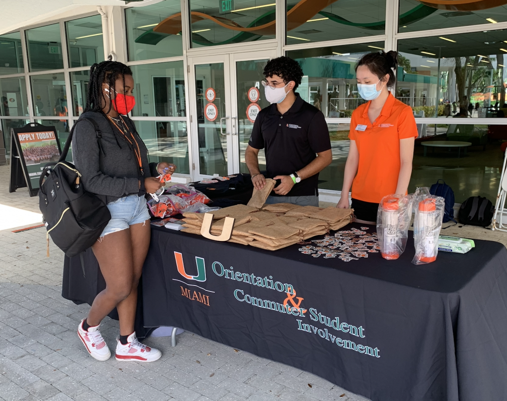 Members of the Department of Orientation and Commuter Student Involvement spent multiple days tabling over the past two weeks to spur interest in the orientation fellow position.