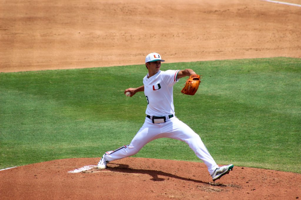 Miami sophomore and starting pitcher Jordan Dubberly pitched five innings with a career-high seven strikeouts.