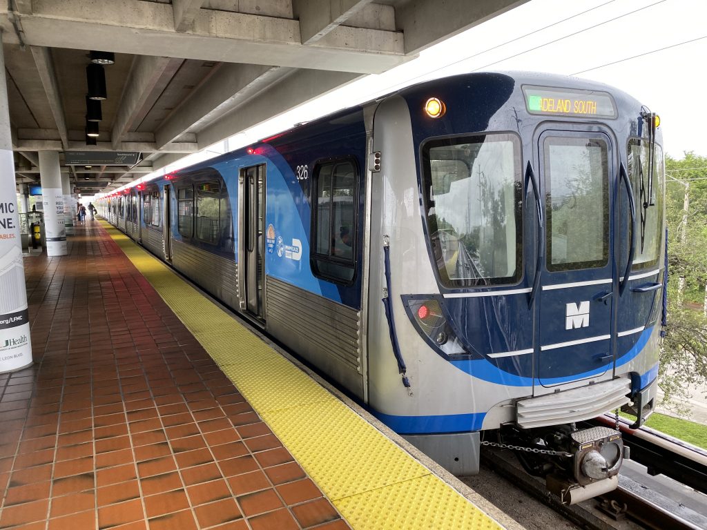 Miami-Dade's new metrorail trains, as seen above, were put into service in 2017 as part of the People’s Transportation Plan. However, much of this plan, which promises much-needed changes to the city's public transportation system, have yet to be implemented.