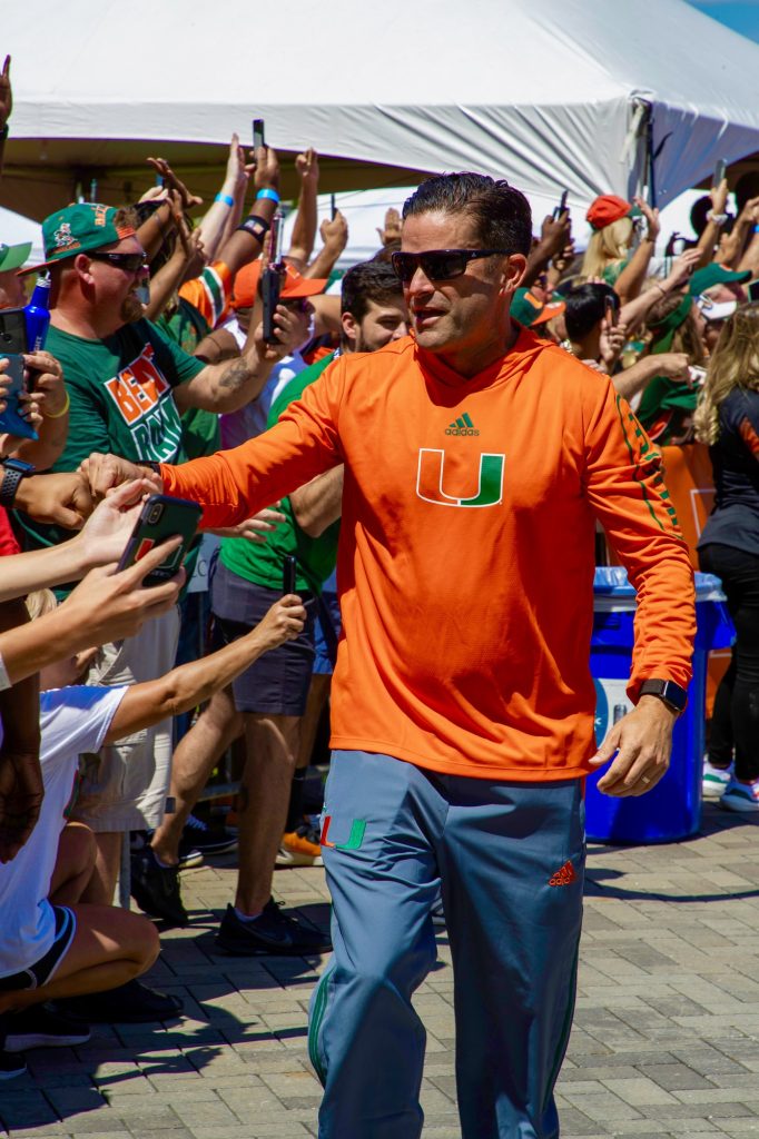 Miami head coach Manny Diaz begins his third year as head coach of the Miami Hurricanes. Diaz also will be serving as the defensive coordinator for the team.