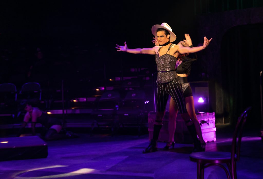 Joseph Torres appears as the Emcee in Cabaret.