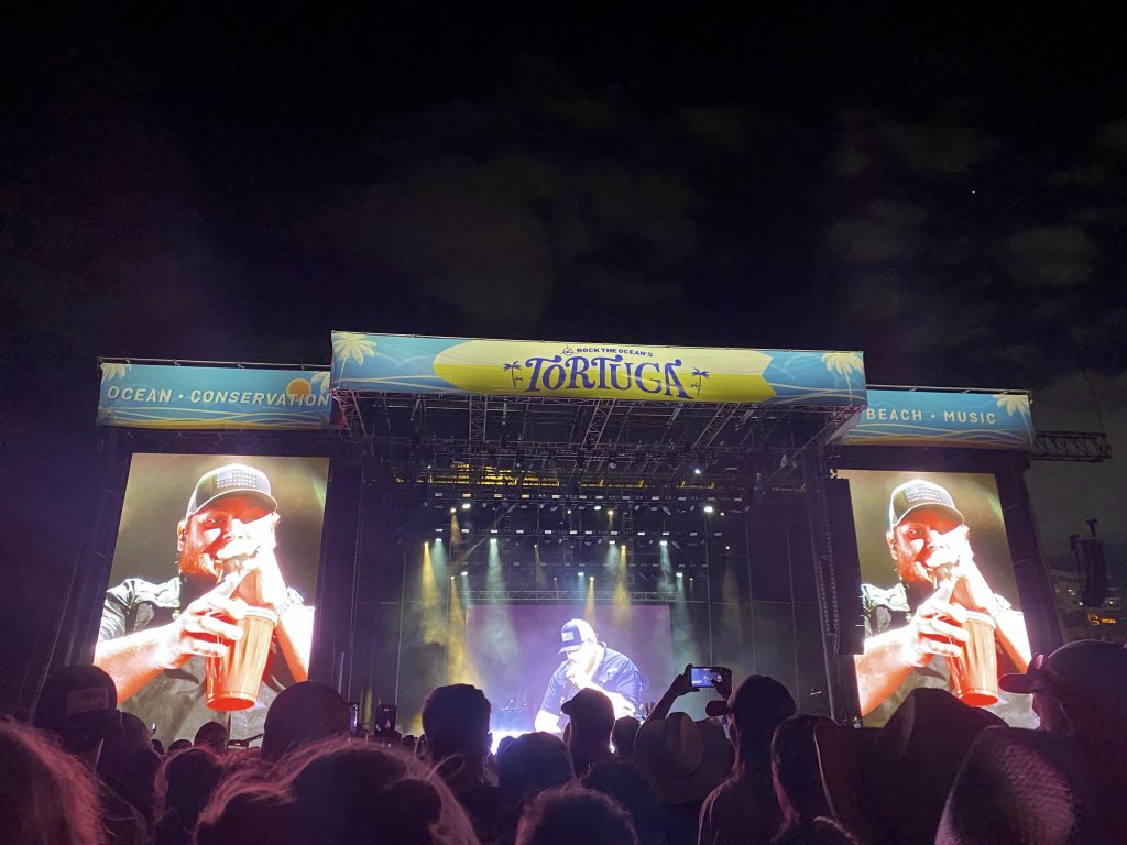 Luke Combs headlined the Tortuga Music Festival on Sunday, Apirl 10.