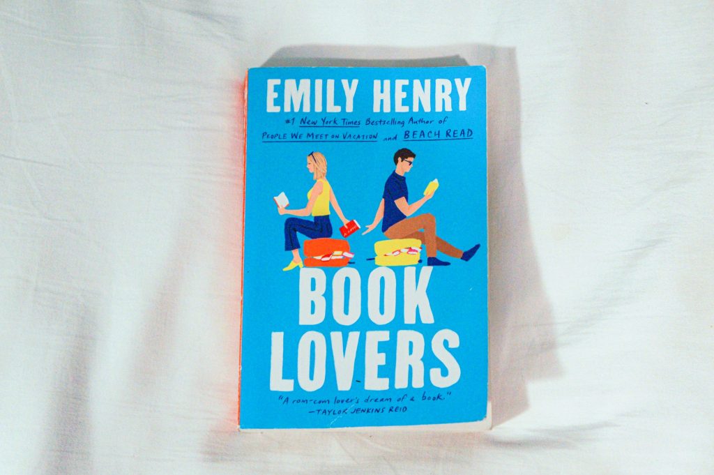 Book Lovers, Emily Henry's third novel, pictured above on Tuesday, Sept 13.