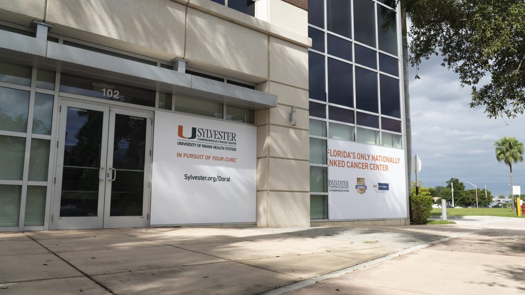 The outside of the recently opened UHealth Doral Satellite office.