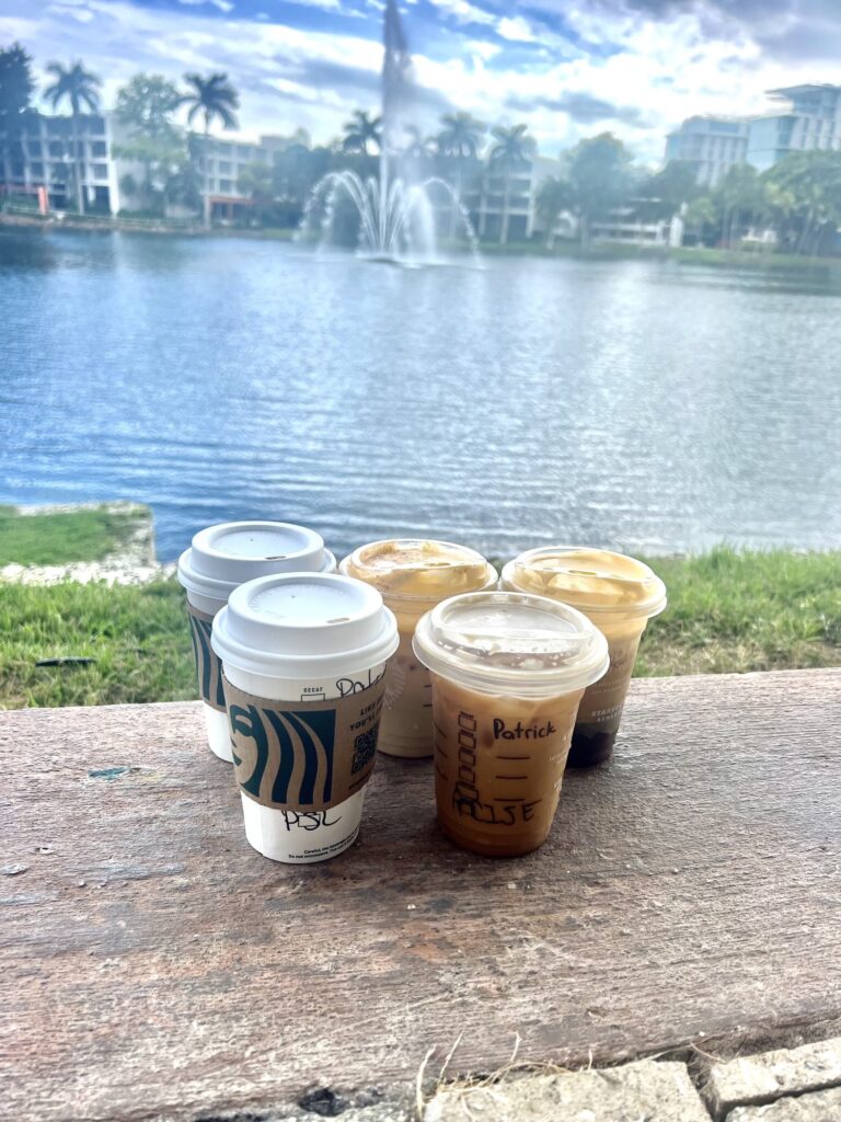 Starbucks fall drinks can be ordered in the Shalala Student Center on campus. Photo Credit: Morgan Fry