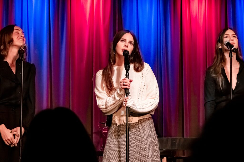 Lana Del Rey performing live at the Grammy Museum in Los Angeles on Oct. 13, 2019.