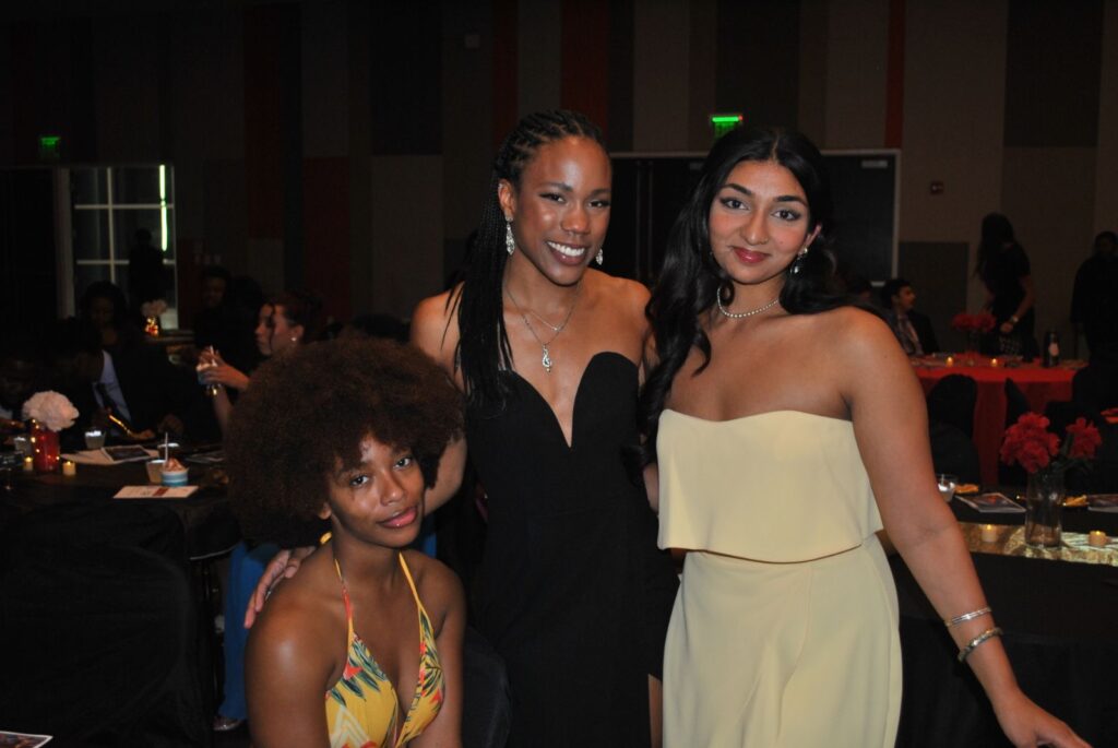 Pictured (left to right): Nikita Wilkins, Amilyah Robinson and Nina Ally.