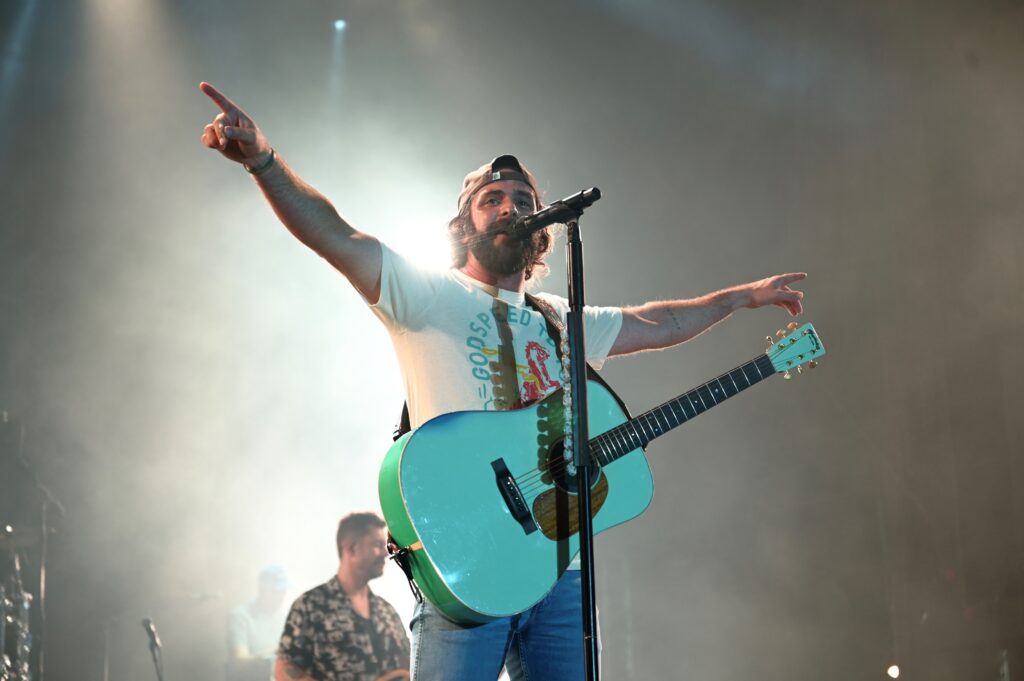 Headliner Thomas Rhett performs at the Country Bay Music Festival in Nov 2023.