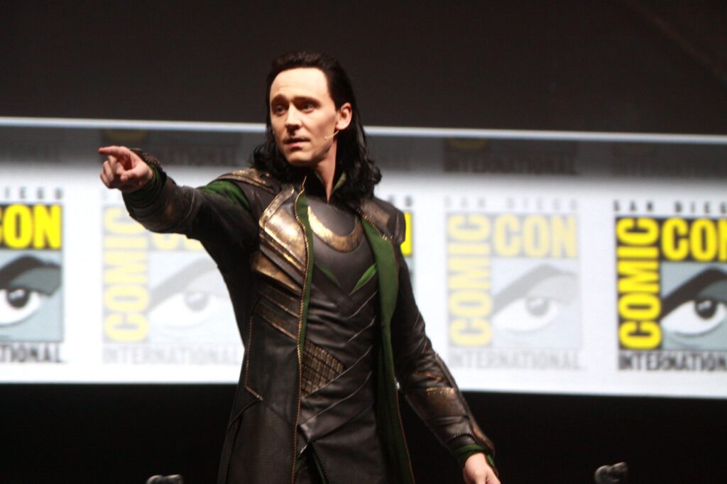 Tom Hiddleston as Loki at the 2013 San Diego Comic Con International in San Diego, California.