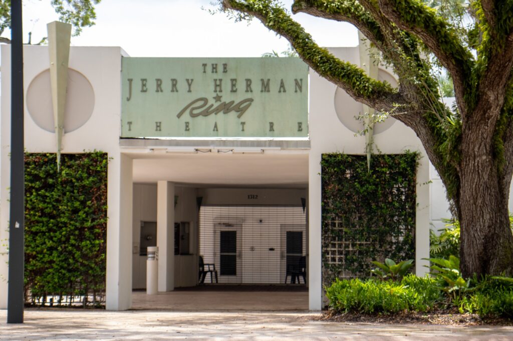 The Jerry Herman Ring Theater on Miller Dr at the University of Miami.
