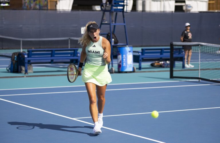 Gallery: ‘Canes tennis takes down Boston College at Miami Open