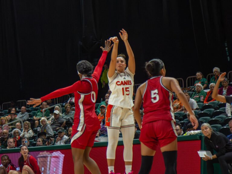 Miami WBB escapes in overtime against George Washington, winning 83-77