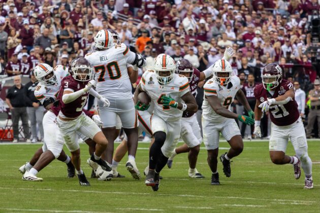 Miami downs the Aggies 10-3 for first College Football Playoff win