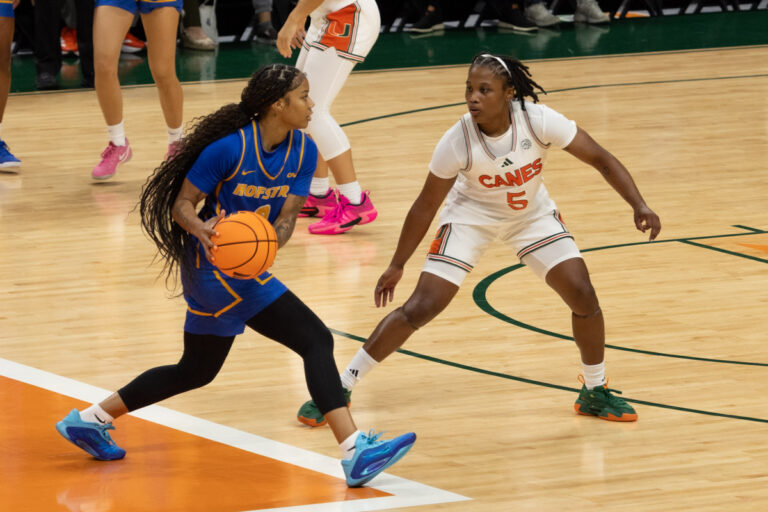 Miami women’s basketball earns first ACC win, tops Wake Forest 64–61