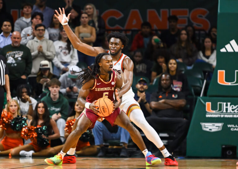 Miami falls 65-63 in final seconds to Florida State, suffers first back-to-back loss of season