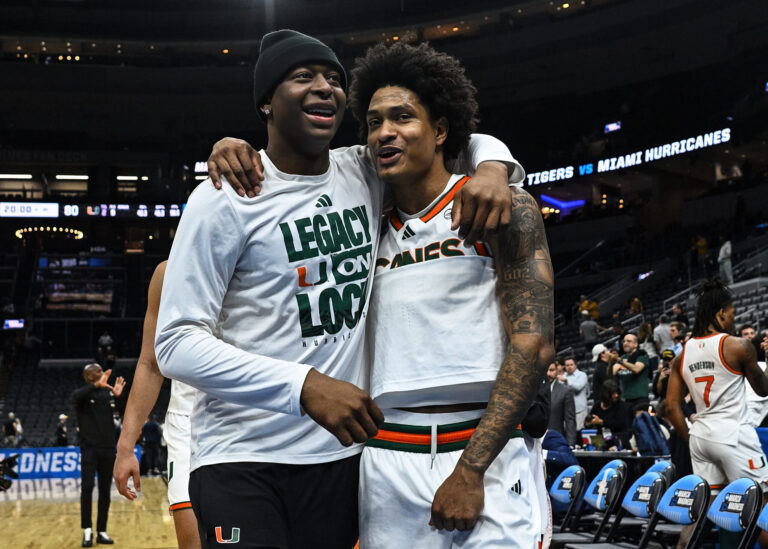 No. 7 Miami downs No. 10 Missouri 80-66 in first NCAA Tournament win of the Jai Lucas era